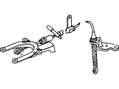 Ford F5RZ-7474-BA Bracket - Control Cable