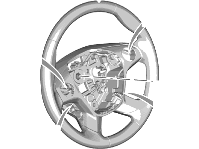 2017 Ford Transit Connect Steering Wheel - DT1Z-3600-DA