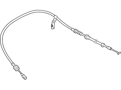 Ford YL8Z-9A758-BG Throttle Control Cable Assembly