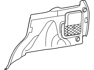 Ford 3L8Z-7831012-BAB Trim Assembly - Quarter