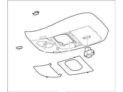 Ford 3L2Z-78519A70-DAA Console Assembly - Overhead