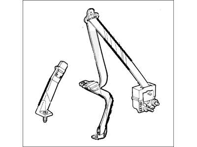 Ford E89Z11611A73C Seatbelt Assembly