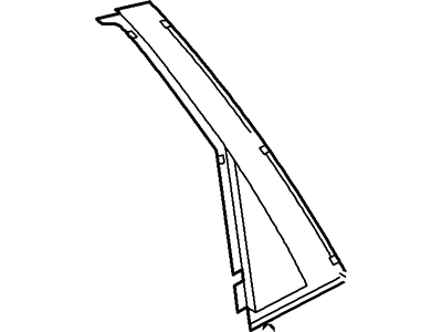 Ford 3M5Z-54255A63-AAA Moulding - Door Window Frame