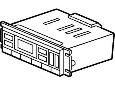 1992 Lincoln Town Car HVAC Control Module - FOVY-19980-A