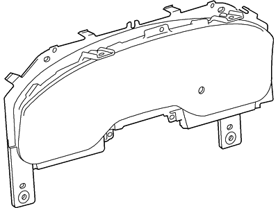 Ford 1L2Z-10890-AA Mask - Fuel And Temperature Gauge