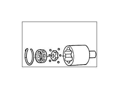 Ford Windstar Axle Shaft - F58Z-3B414-C