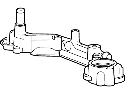 Ford 2L1Z-8C368-AA Pipe - Water By-Pass