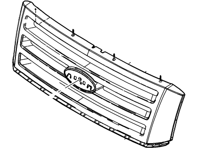 2008 Ford Expedition Grille - 7L1Z-8200-BACP