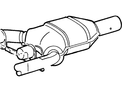 1993 Lincoln Mark VIII Catalytic Converter - FOLY-5F250-A