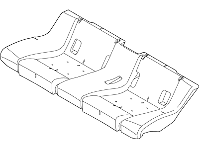 2005 Ford Mustang Seat Cushion - 5R3Z-63600A88-AA