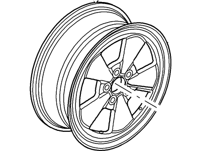 1998 Ford Mustang Spare Wheel - 1R3Z-1007-AA