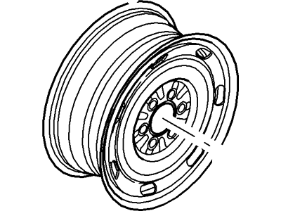 Ford 6E5Z-1015-BA Wheel Assembly