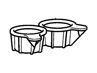 2000 Ford Expedition Cup Holder - F75Z-7813562-AAD