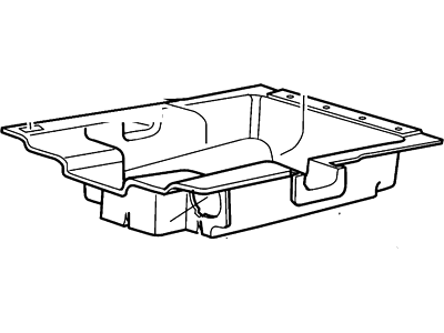 Ford 2W7Z-54115A00-AA Compartment Assy - Rear Stowage