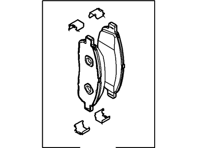 Ford F-150 Brake Pads - 9L3Z-2001-A