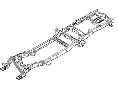 2008 Ford F-250 Super Duty Axle Beam - 7C3Z-5005-CA