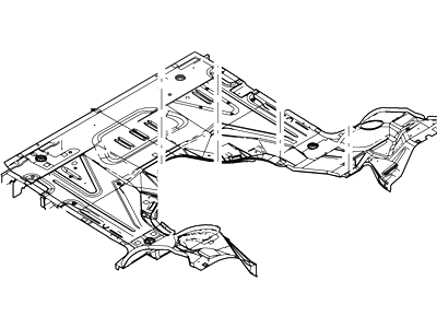 Ford 8C2Z-1511135-A Pan Assembly - Floor