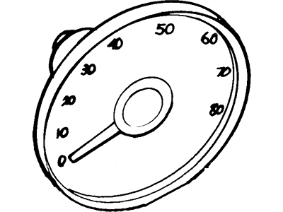 Ford Fairmont Instrument Cluster - D8BZ-17255-B