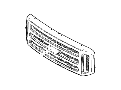 2007 Ford F-550 Super Duty Grille - 6C3Z-8200-AC