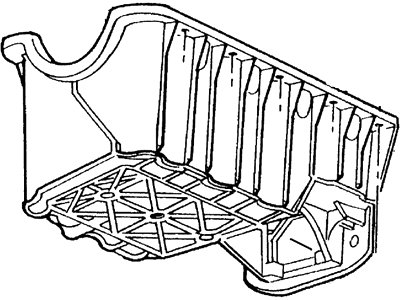 1998 Mercury Tracer Oil Pan - F7CZ-6675-CB