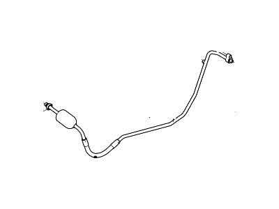 2006 Ford Mustang A/C Hose - 4R3Z-19972-AA