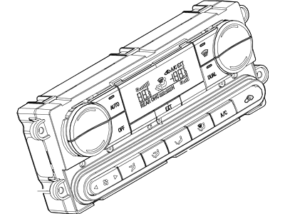 2010 Ford F-250 Super Duty HVAC Control Module - 9C3Z-19980-C