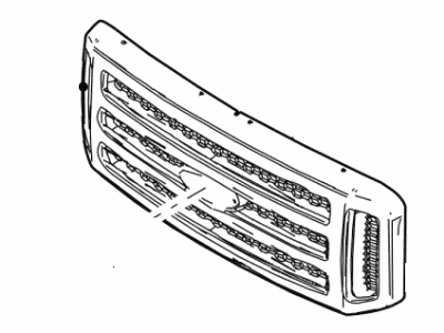 2006 Ford F-250 Super Duty Grille - 6C3Z-8200-DD