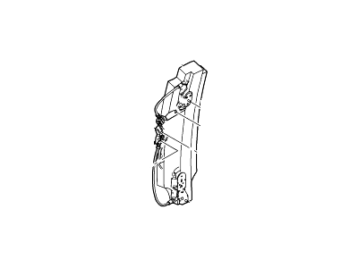 Ford 8A5Z-5427008-A Regulator - Window - Less Motor