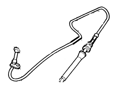 Ford F3TZ-7E395-A Transmission Shift Cable