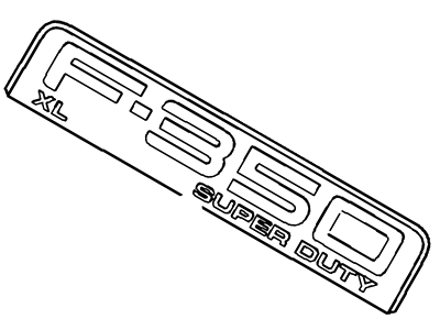 Ford 8C3Z-16720-F Nameplate