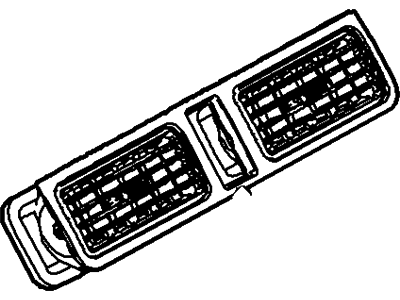 Ford 5S4Z-19893-DAC Louvre Assembly - Vent Air