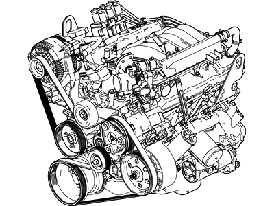 Ford 5L5Z-6007-DA Engine Assembly