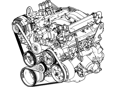 Ford 4L5Z-6007-AA Engine Assembly