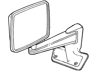 Ford F3TZ-17683-B Mirror Assembly - Rear View