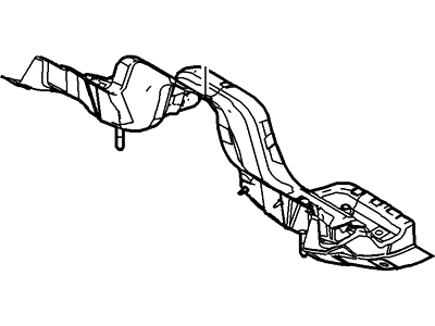 Ford 6E5Z-5410414-AA Member Assy - Floor Cross