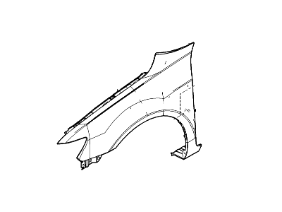 Mercury Fender - AH6Z-16006-A