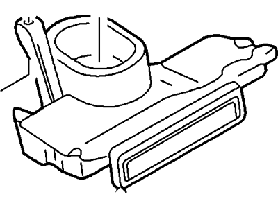 Ford YL7Z-18C433-AA Duct - Heater Outlet