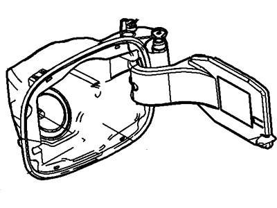 2015 Lincoln MKT Fuel Filler Housing - AE9Z-7427936-A