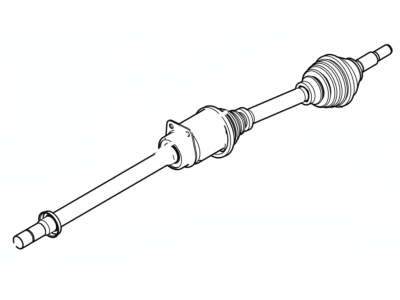 Ford BB5Z-3B436-V Front Axle Shaft