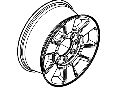 2012 Ford F-550 Super Duty Spare Wheel - BC3Z-1007-B