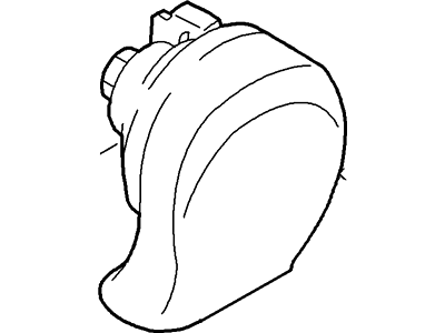 Genuine OEM Ford Escape Mercury Mariner Horn Assembly - Dual Pitch High/Low (9L8Z-13832-B)