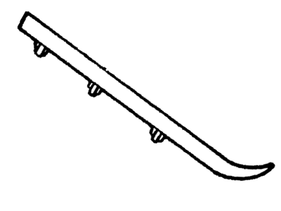 Ford E7TZ-1521452-A Weatherstrip Assembly - Door Window