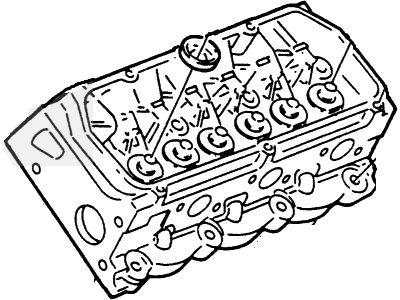 1997 Mercury Cougar Cylinder Head - F7ZZ-6V049-AARM