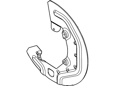 Ford DG1Z-2K004-A Splash Shield