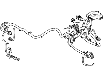 Ford DA8Z-14300-BA Battery Cable Assembly