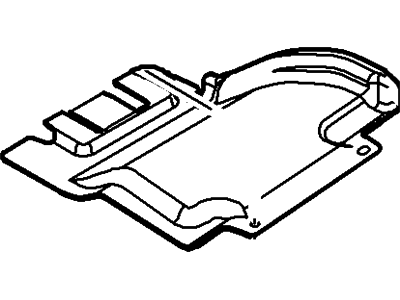 Ford BE8Z-54046A24-A Insulator - Instrument Panel