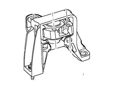 Ford 3S4Z-6038-BA Right Engine Motor Mount (Hydro)