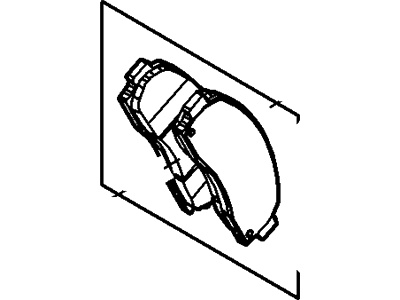 2003 Ford Explorer Sport Trac Brake Pads - 3L2Z-2001-AA