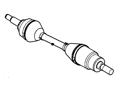 Ford Police Interceptor Utility Axle Shaft - BB5Z-4K139-B