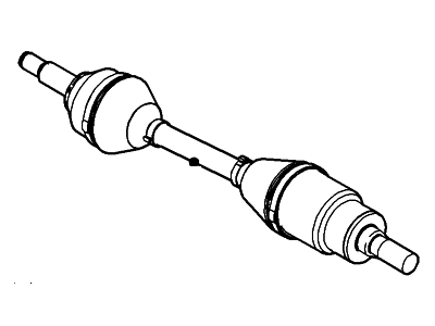 Ford BB5Z-4K138-B Shaft Assembly